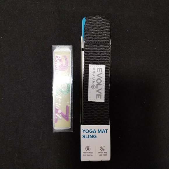 Evolve by Gaiam Yoga Mat Sling - Black - NEW Sealed - Picture 1 of 2
